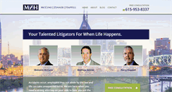 Desktop Screenshot of mzhlawfirm.com